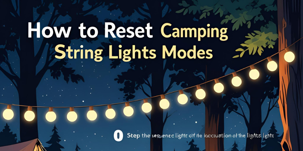 How to Reset Camping String Lights Modes