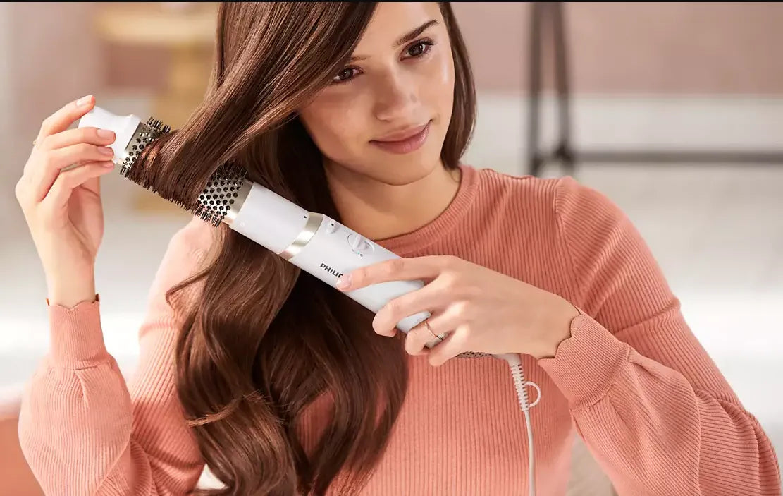 Philips Hot Air Brush 3 Heat with 2 Speed - 800W Styling Power for Salon-like Results