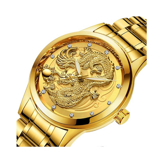 Men’s Gold Dragon wristwatch | Gulf e shop