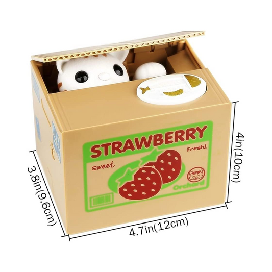 Cat Stealing Piggy Bank | Gulf e Shop