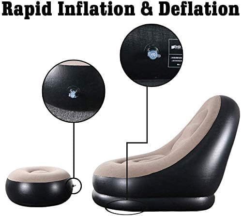 Inflatable Sofa Chair with Footrest | Gulf e Shop