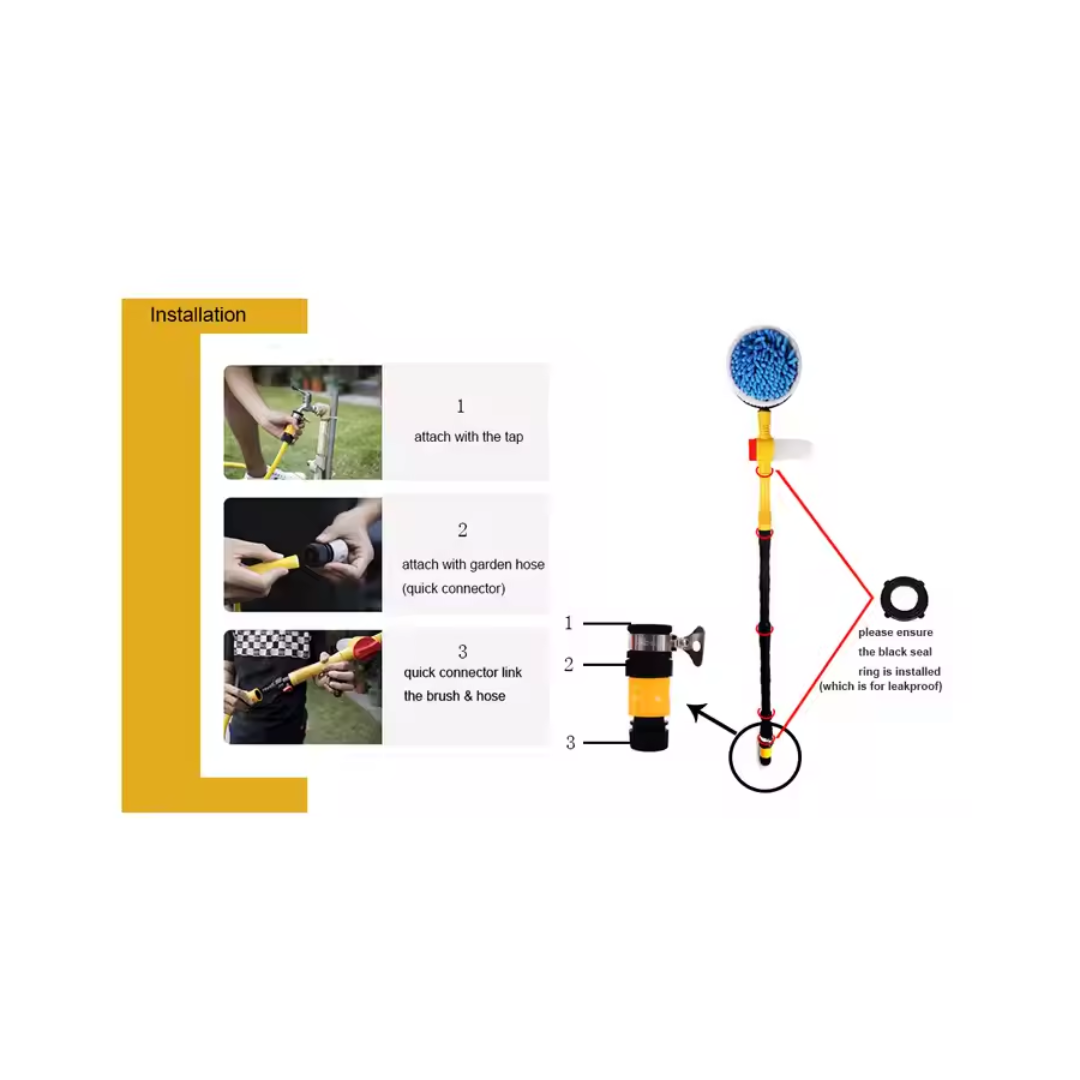 High pressure Car Cleaning Brush | Gulf e Shop