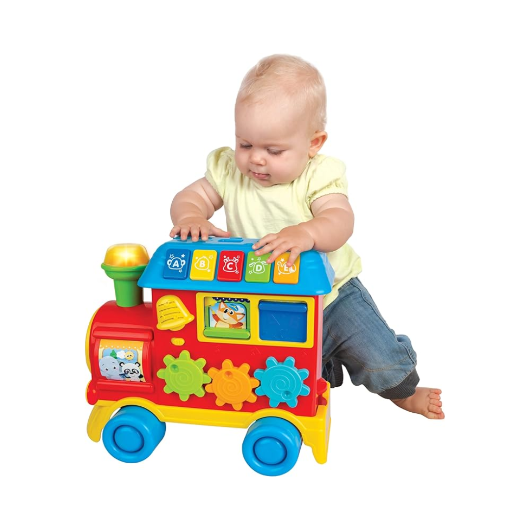 Winfun 3-in-1 Ride-On Learning Train for Toddlers
