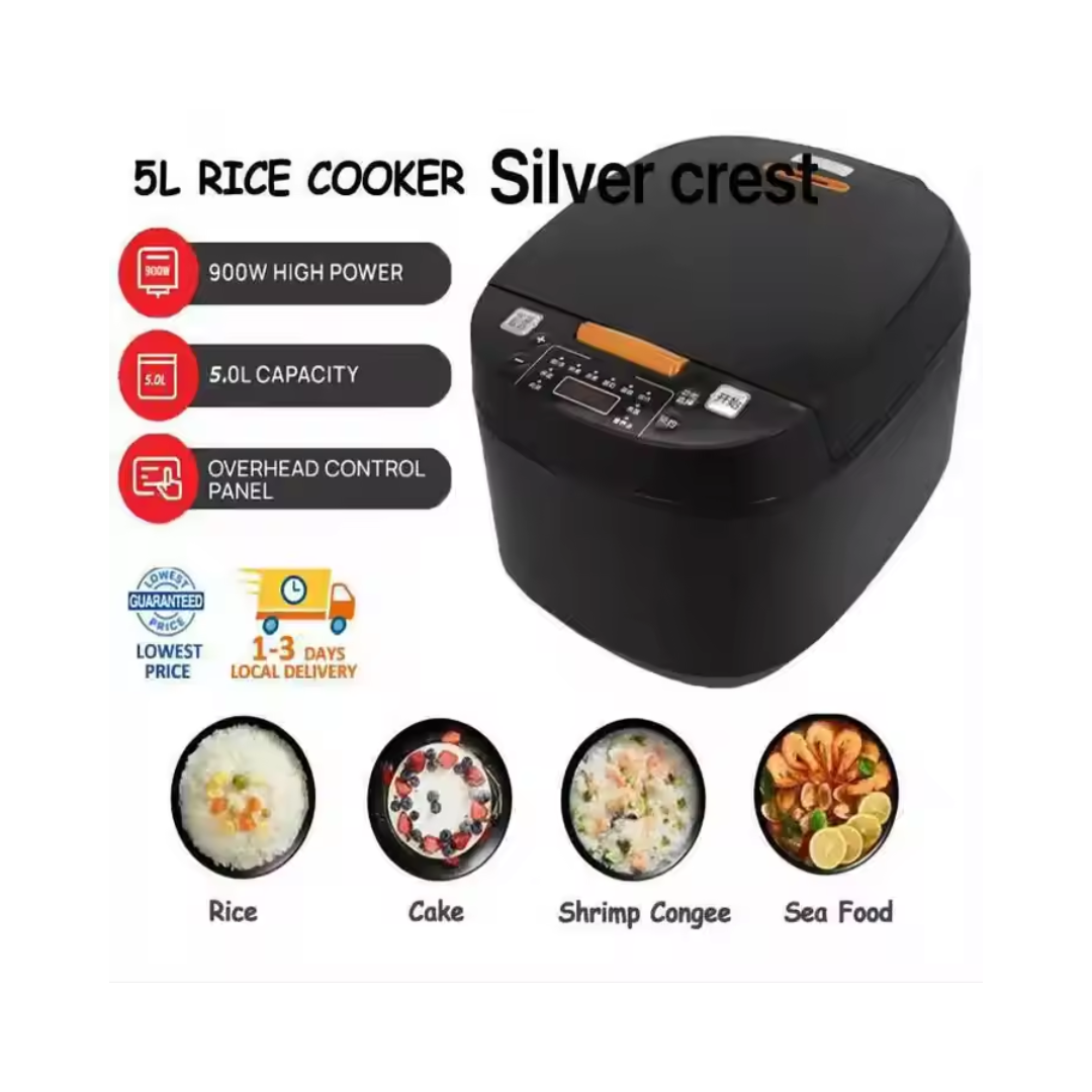 Automatic 5L Digital Rice Cooker | gulf e shop