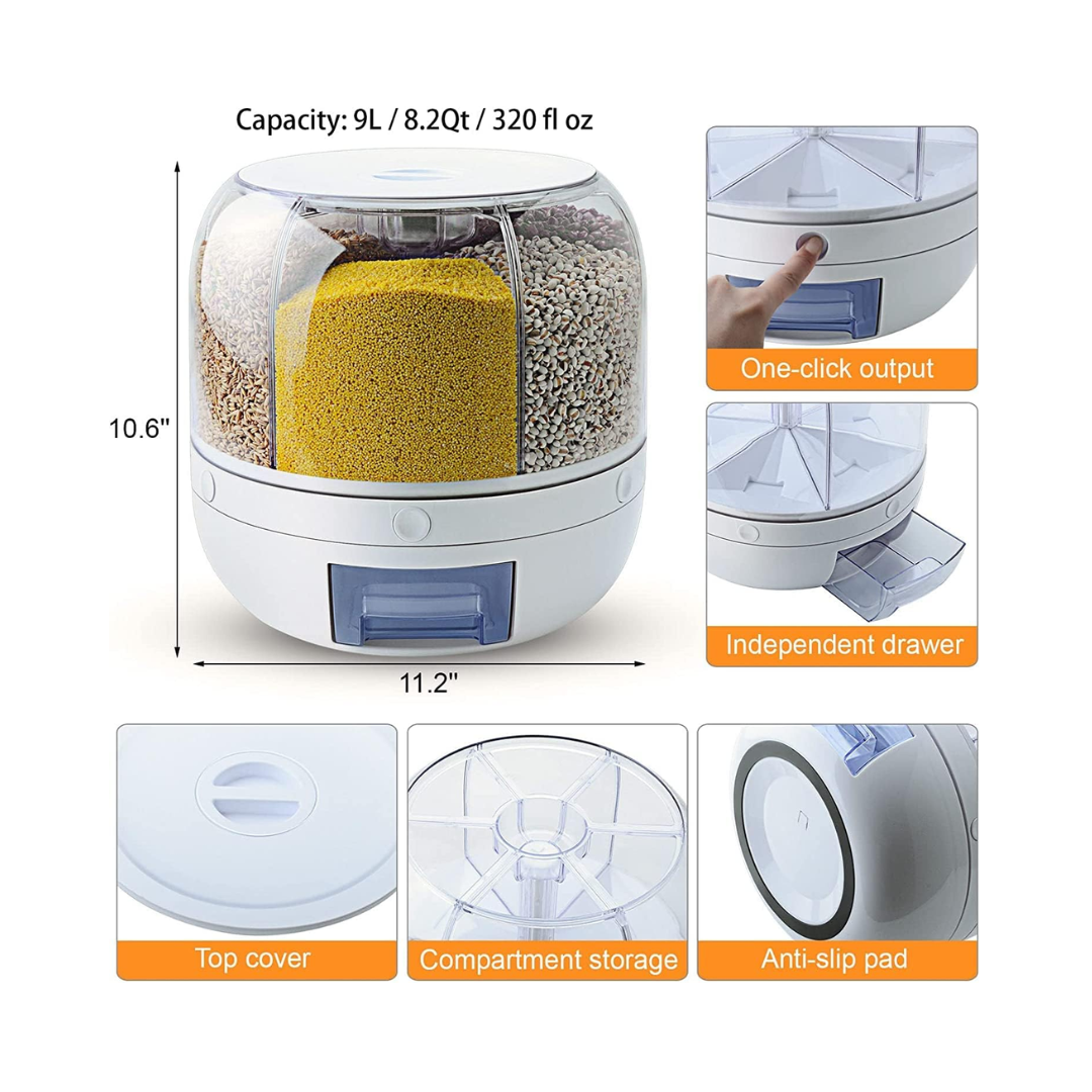 Jolfay Airtight Rice & Cereal Dispenser | Gulf e Shop