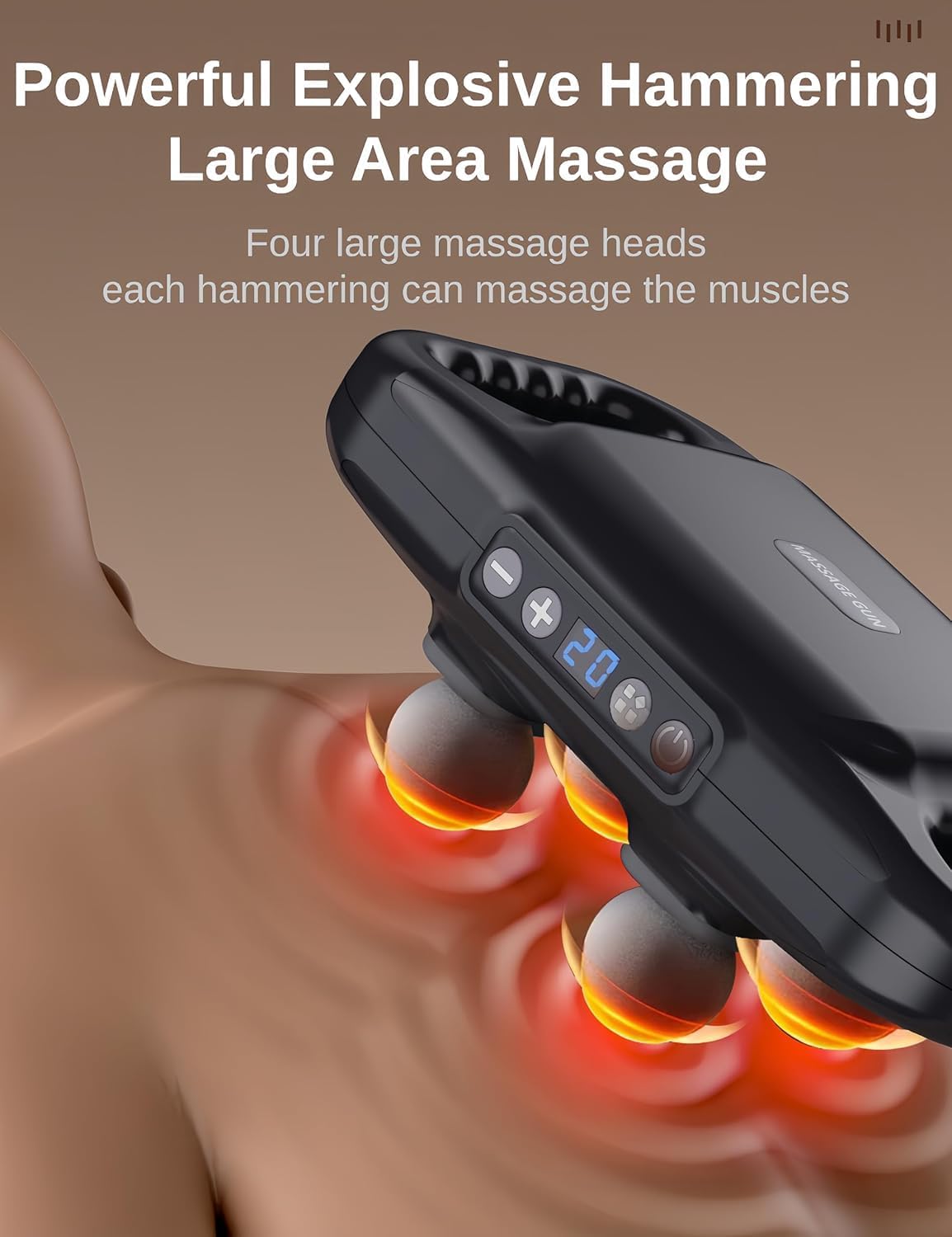 4-Head Massage Gun | Gulf e Shop
