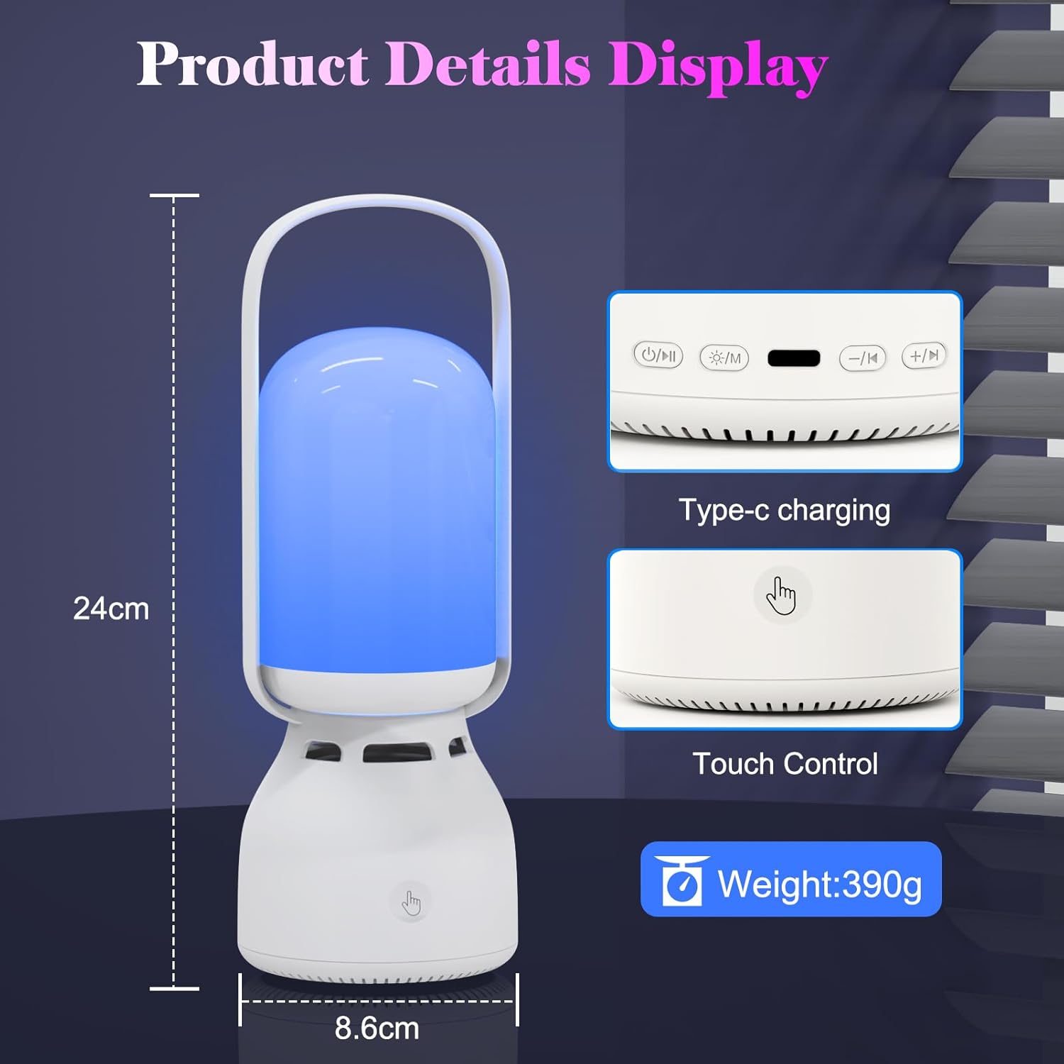 Doopo RGB Night Light Speaker