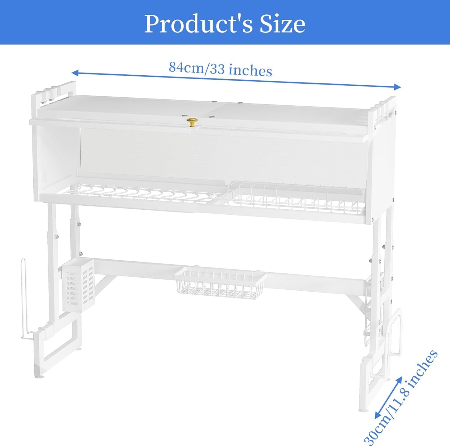 3-Tier Over Sink Dish Rack | Gulf e Shop