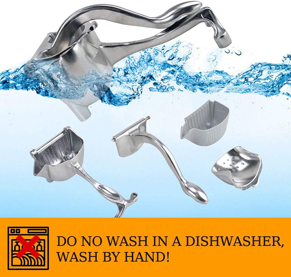 Hand Press Metal Juicer Machine-Fruit Juice Squeezer Citrus Juicer