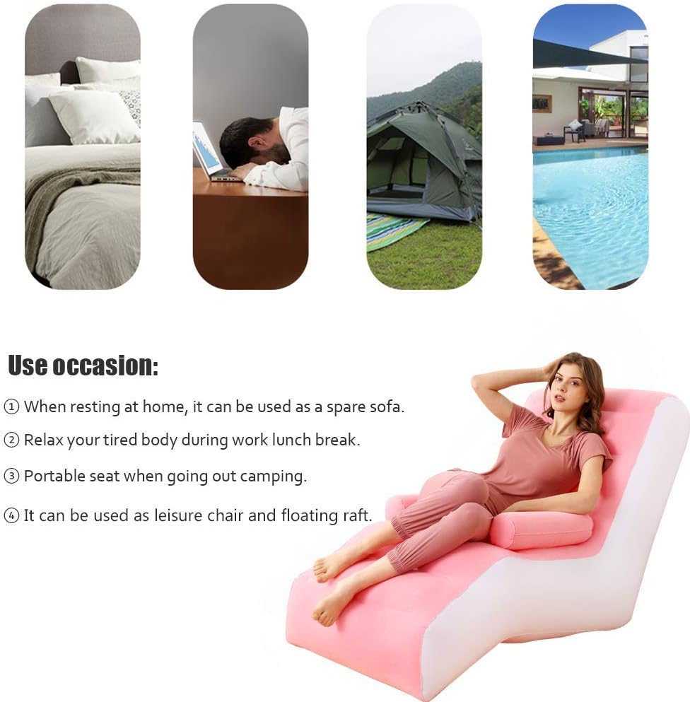 Inflatable S-Shaped Chair | Gulf e Shop