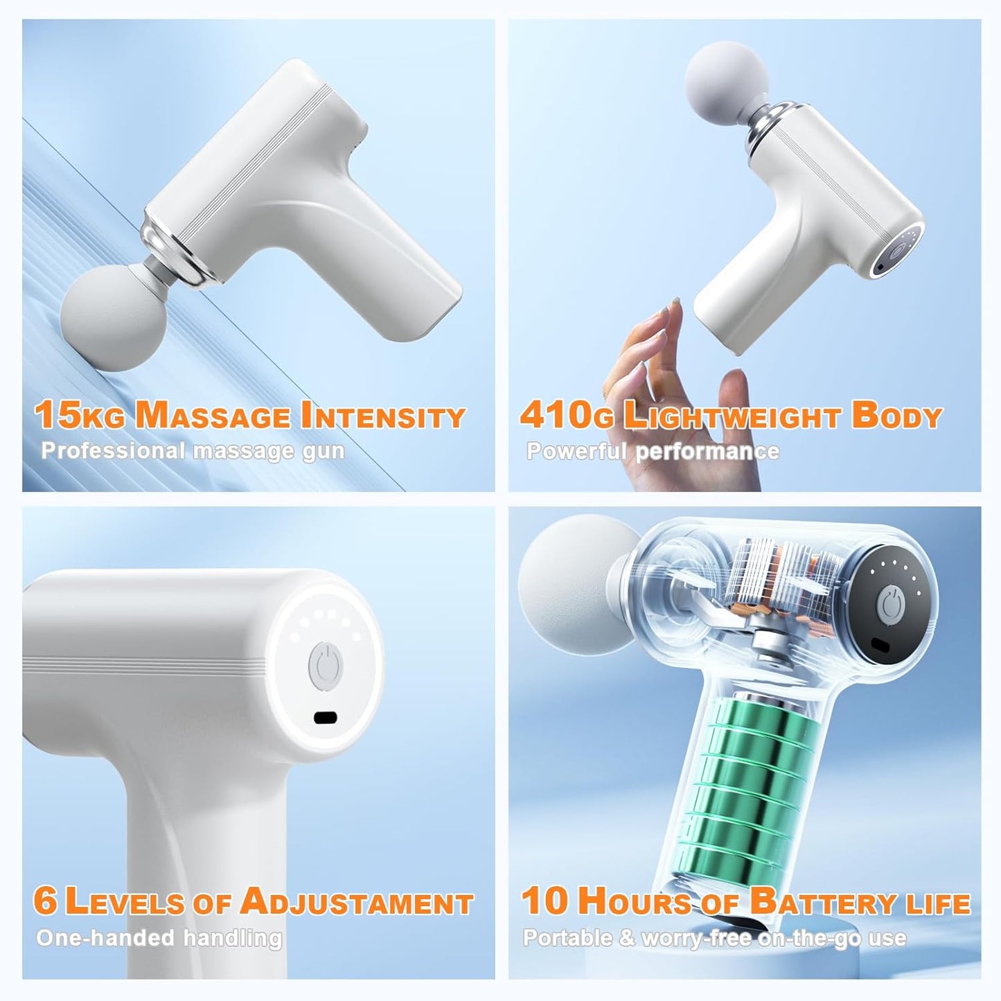 6-Speed Massage Gun | Gulf e Shop