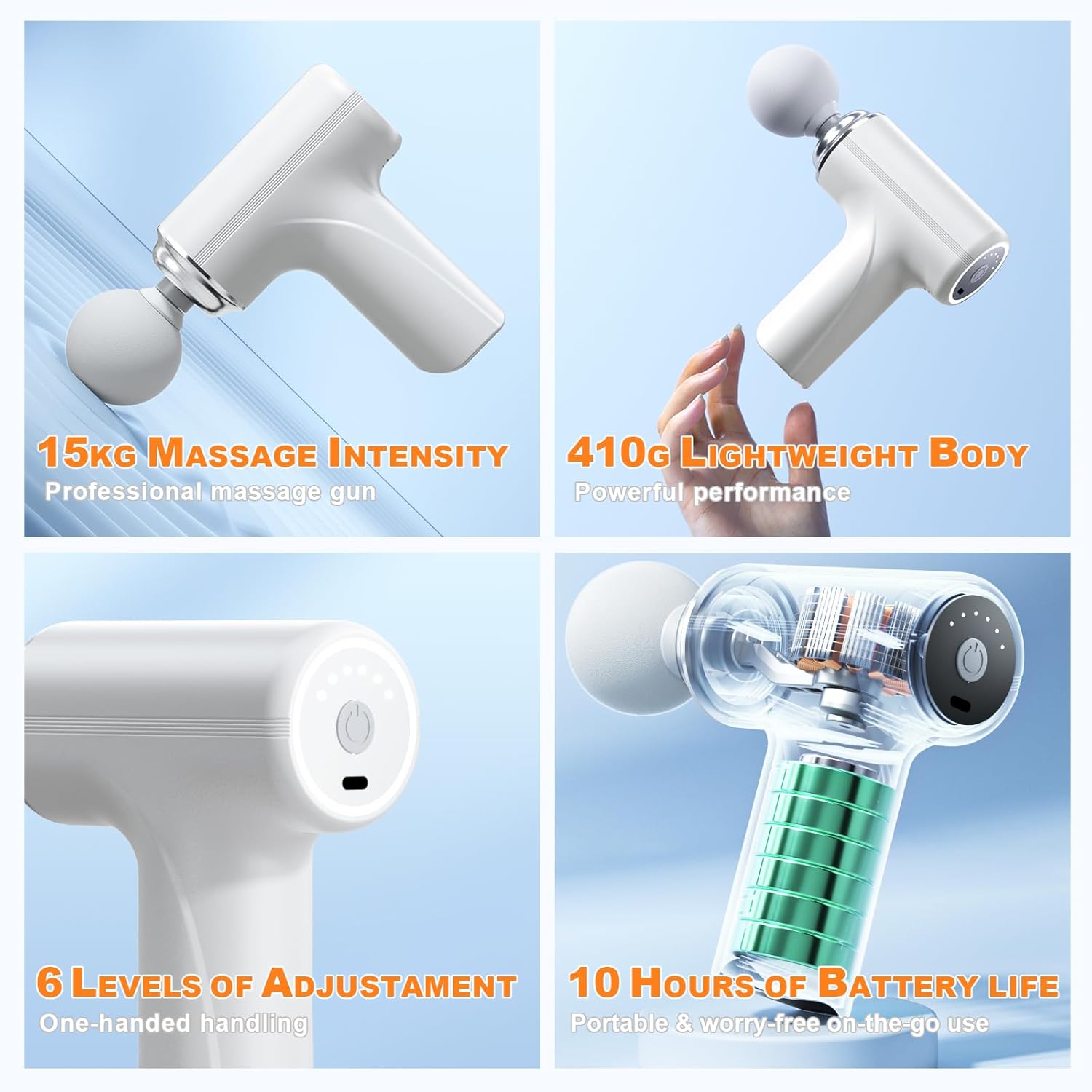 6-Speed Massage Gun | Gulf e Shop