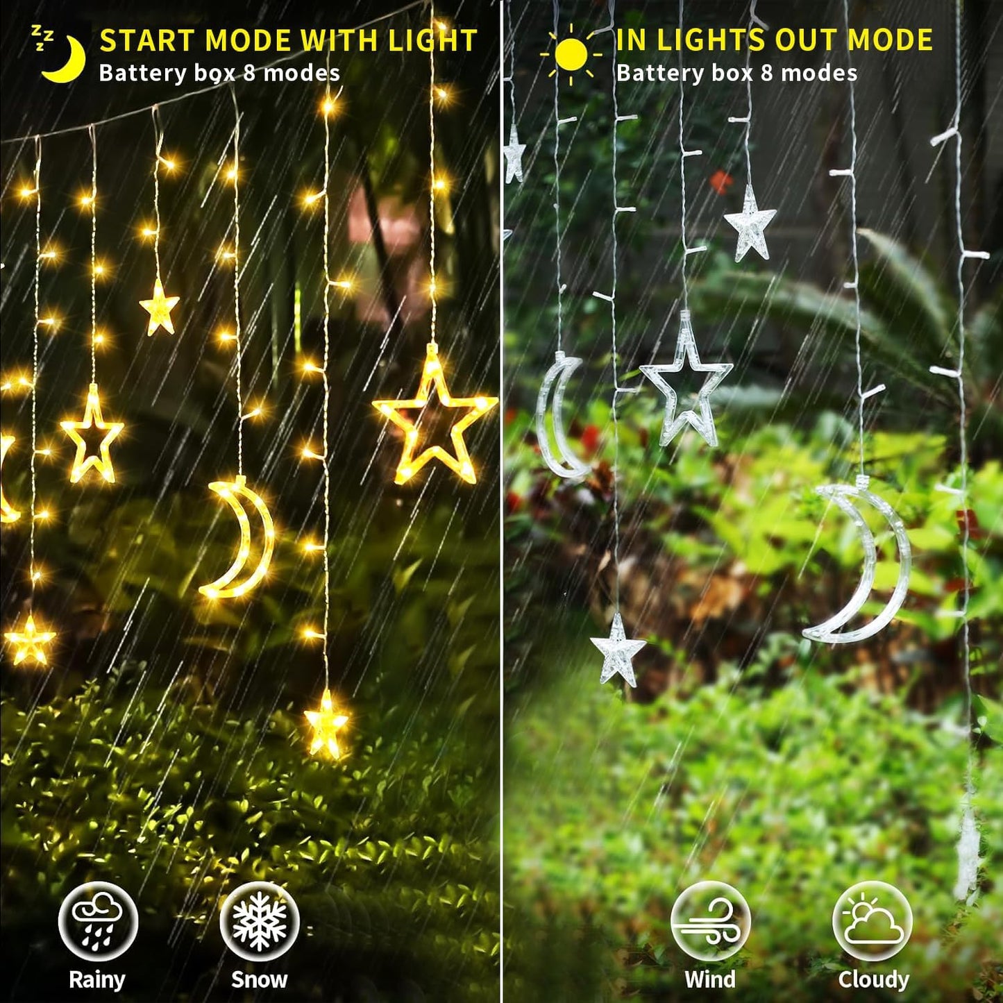 Star Curtain Lights| Gulf e Shop