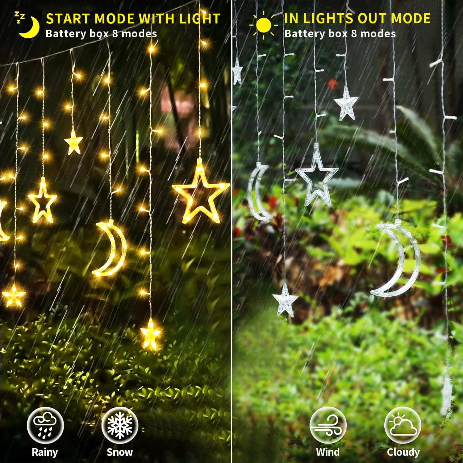 Star Curtain Lights| Gulf e Shop