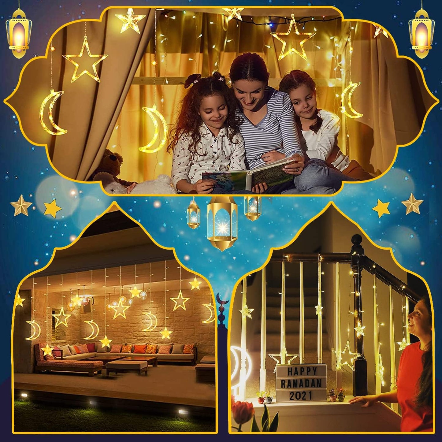 Star Curtain Lights| Gulf e Shop