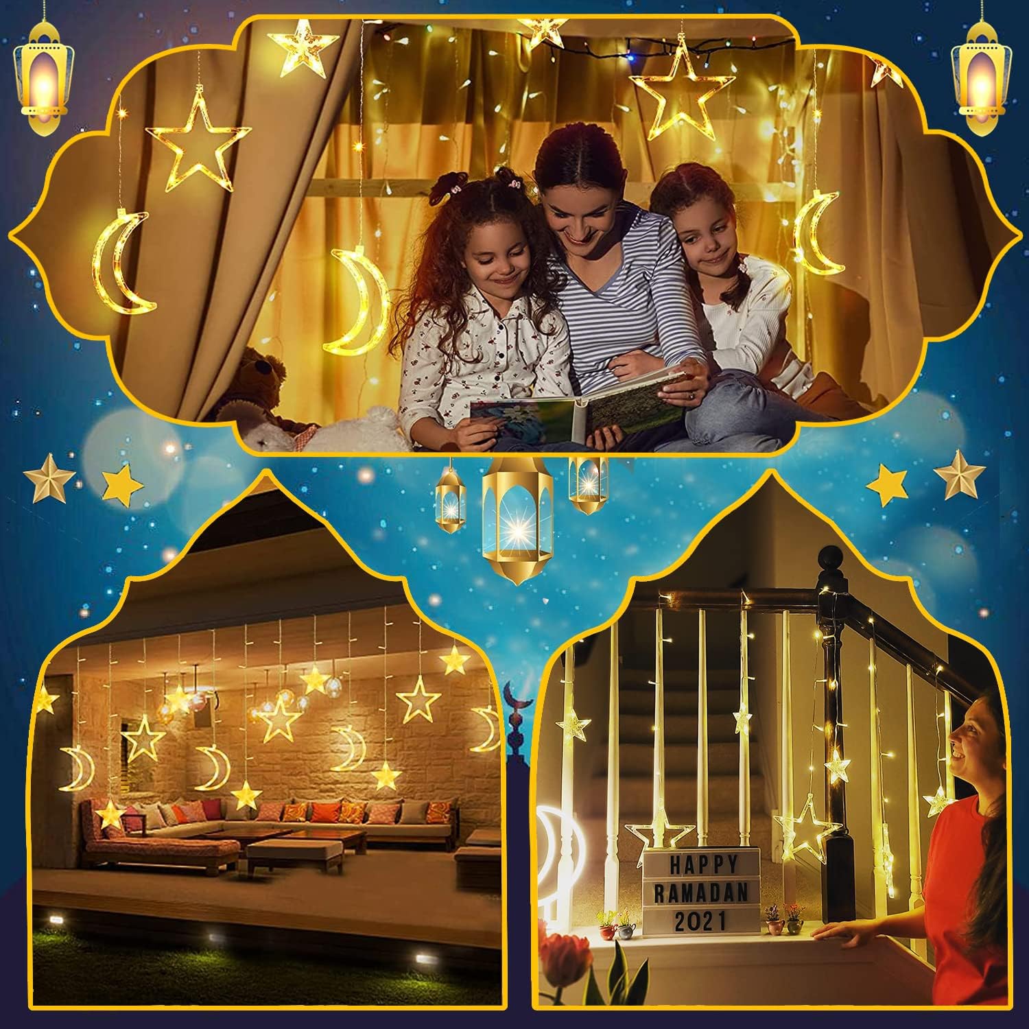 Star Curtain Lights| Gulf e Shop