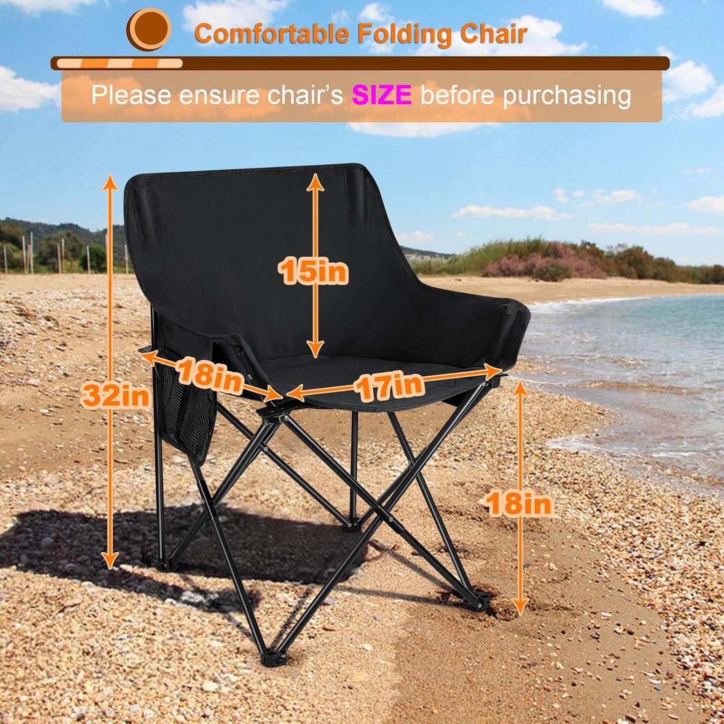 Portable Camping Chair | Gulf e Shop