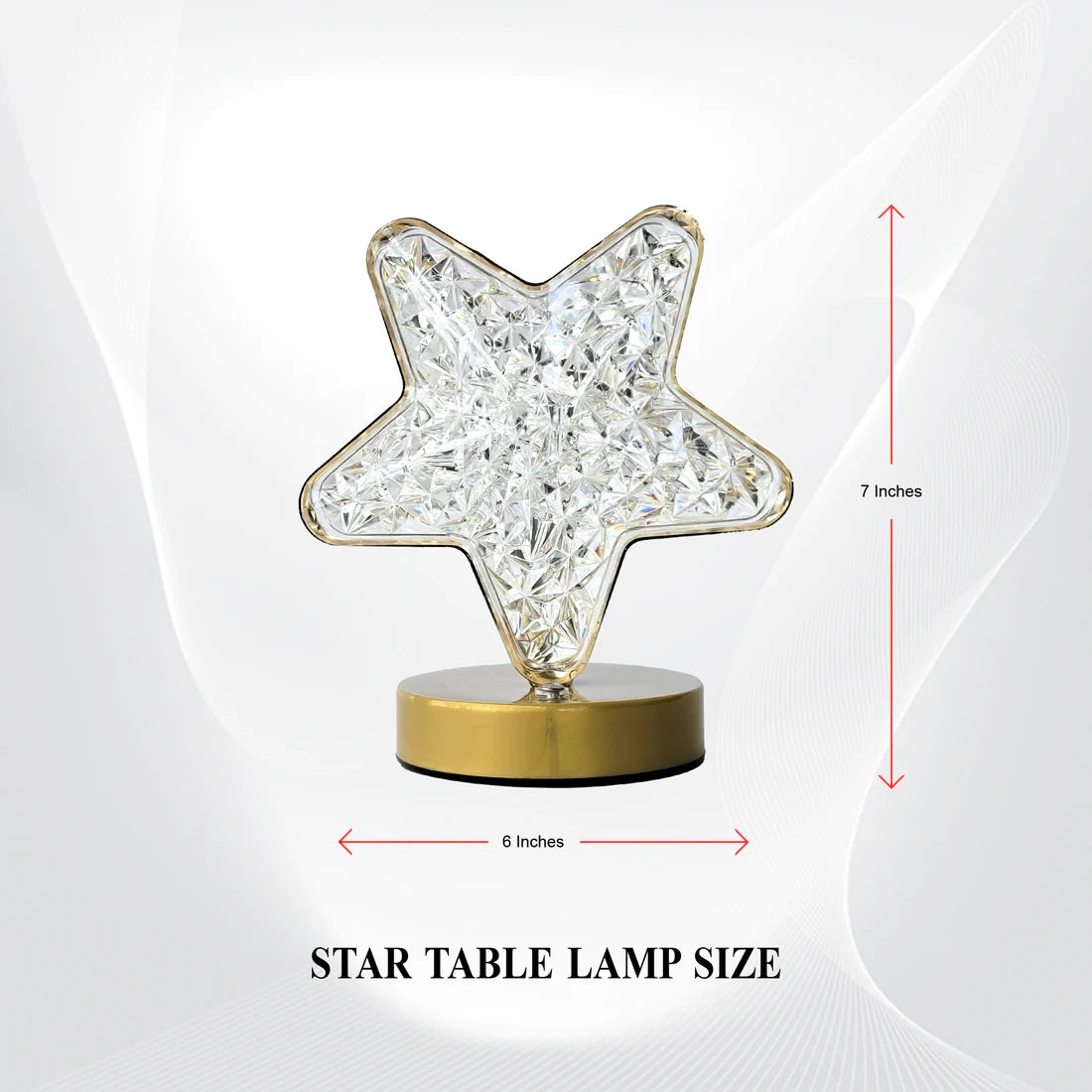 Acrylic LED Star Lamp | Gulf e Shop