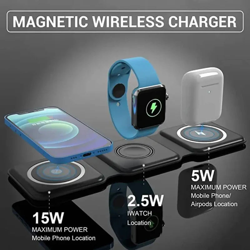 3-in-1 Magnetic Wireless Charger | Gulf e Shop