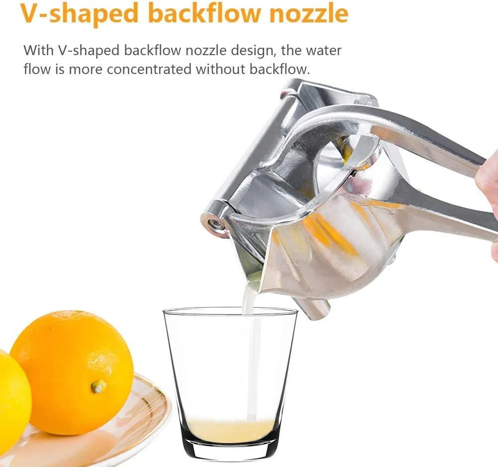 Hand Press Metal Juicer Machine-Fruit Juice Squeezer Citrus Juicer
