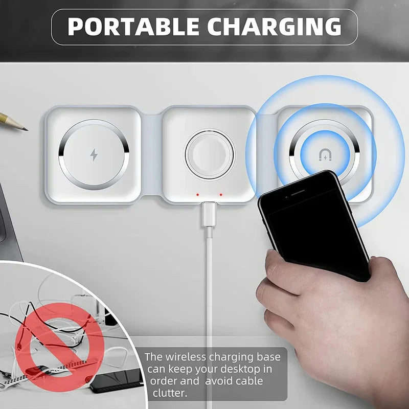 3-in-1 Magnetic Wireless Charger | Gulf e Shop