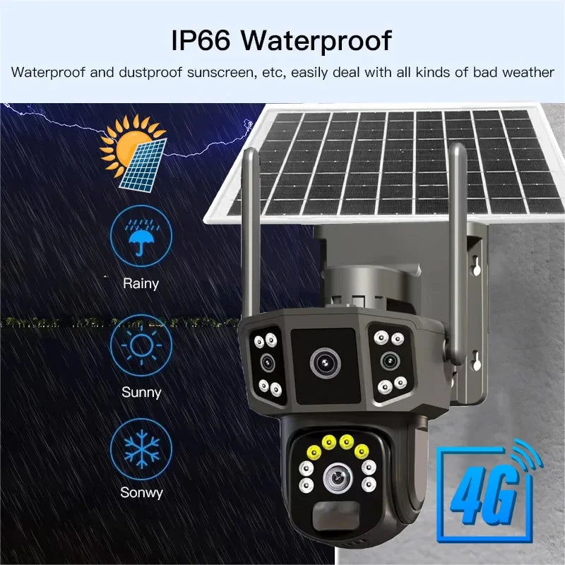 4G Solar CCTV Security Camera