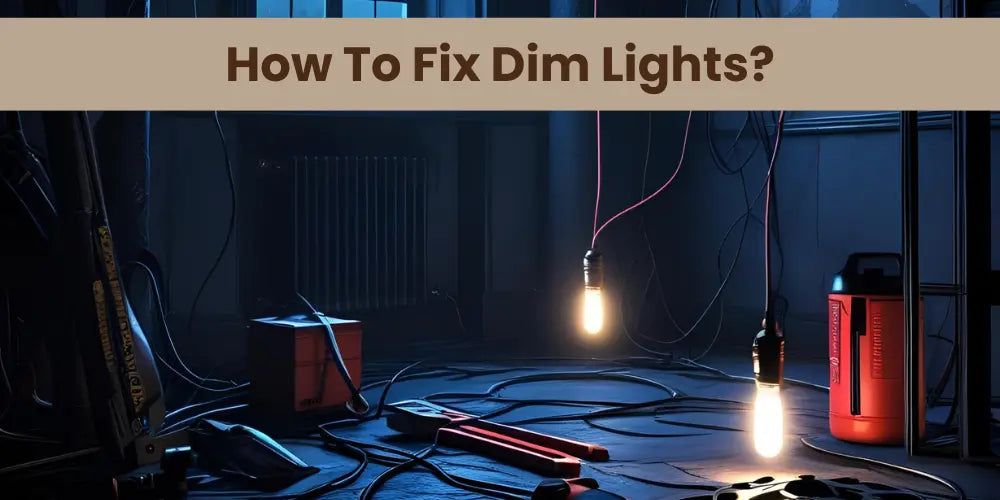 how to fix dim lights?