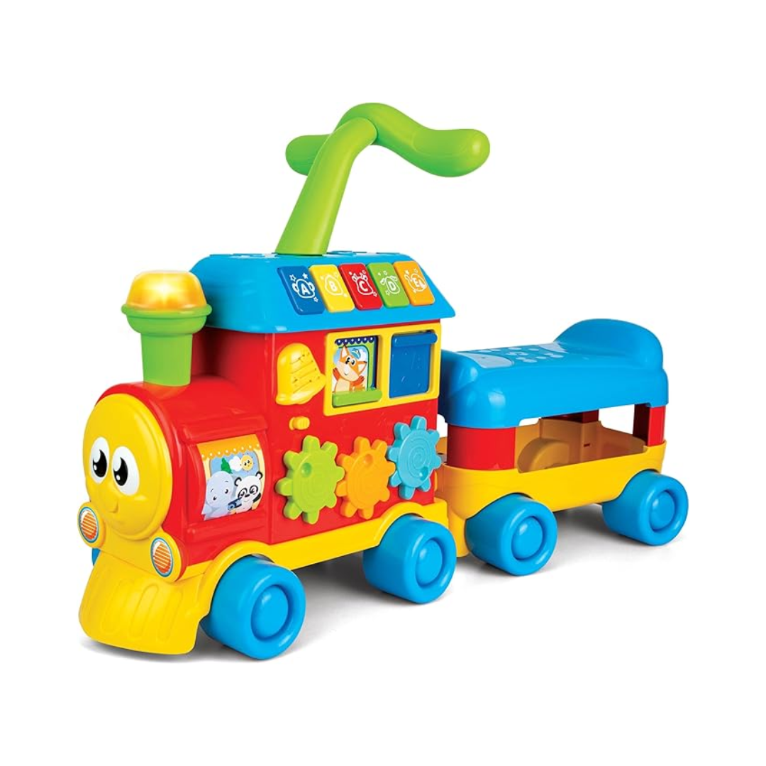 Winfun 3-in-1 Ride-On Learning Train for Toddlers