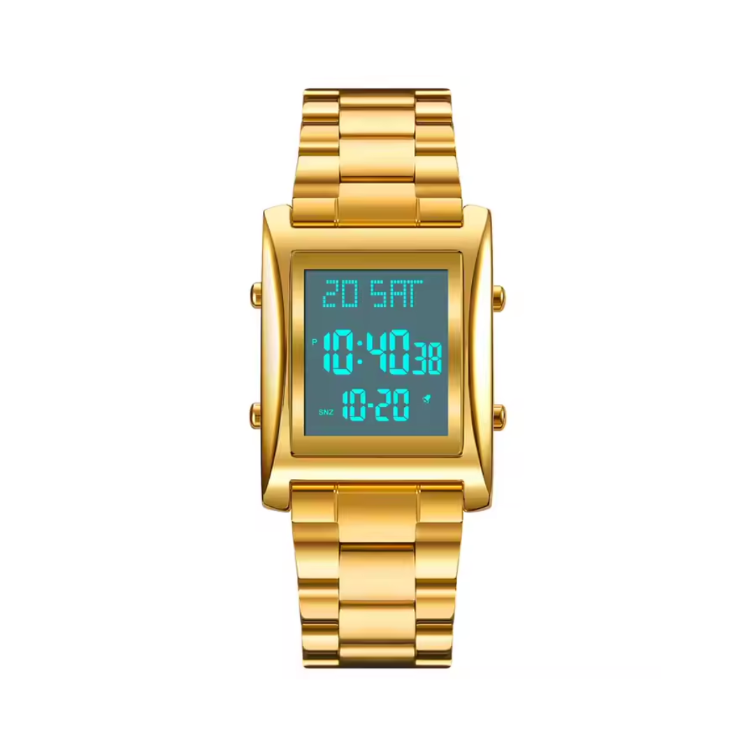 Skmei 1815 men's golden watch | Gulf e Shop