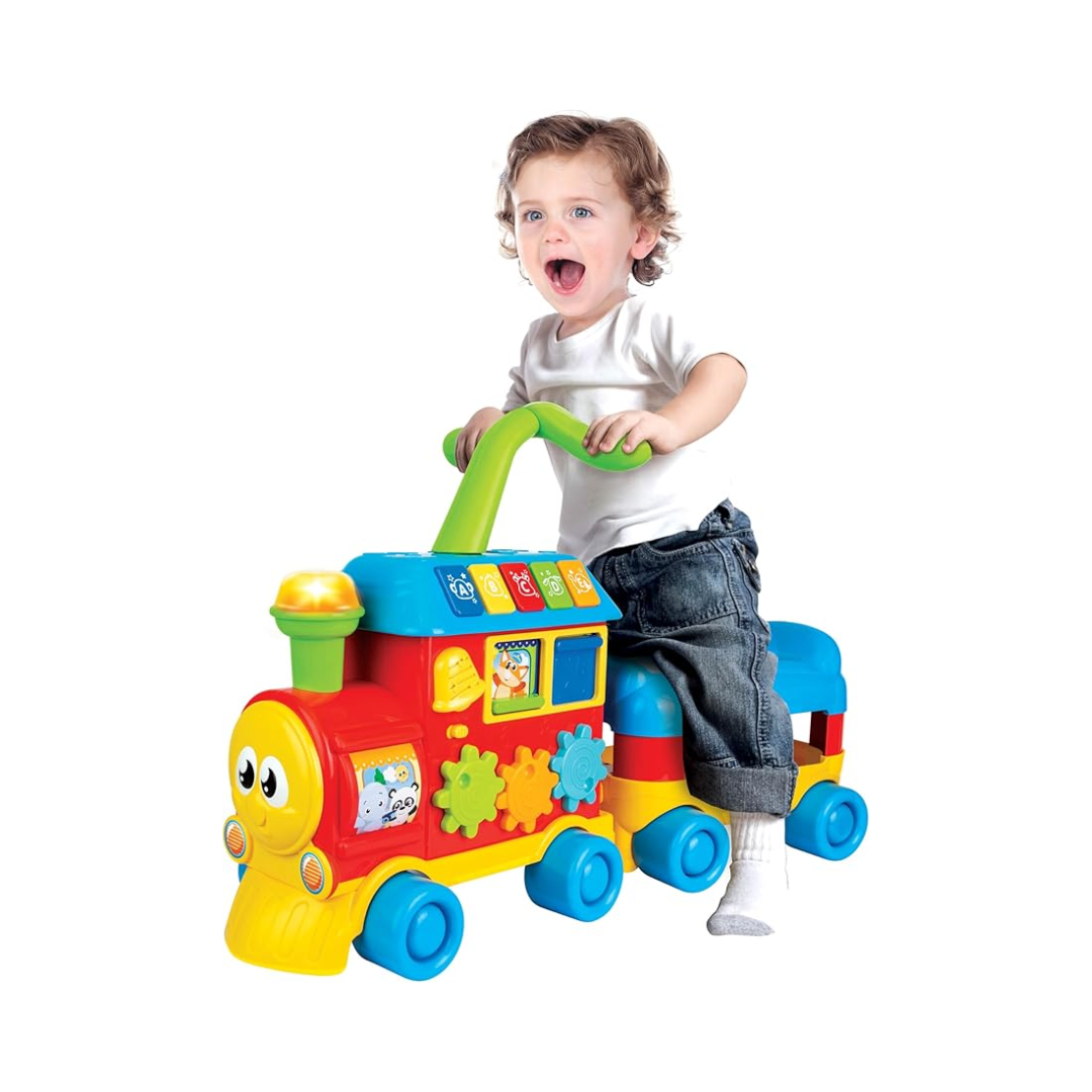 Winfun 3-in-1 Ride-On Learning Train for Toddlers
