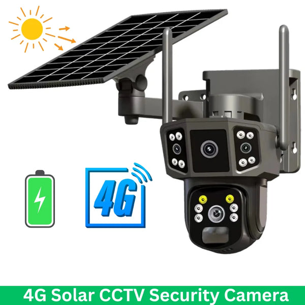 4G Solar CCTV Security Camera – 360 degree Solar CCTV camera with audio ( WIFI )