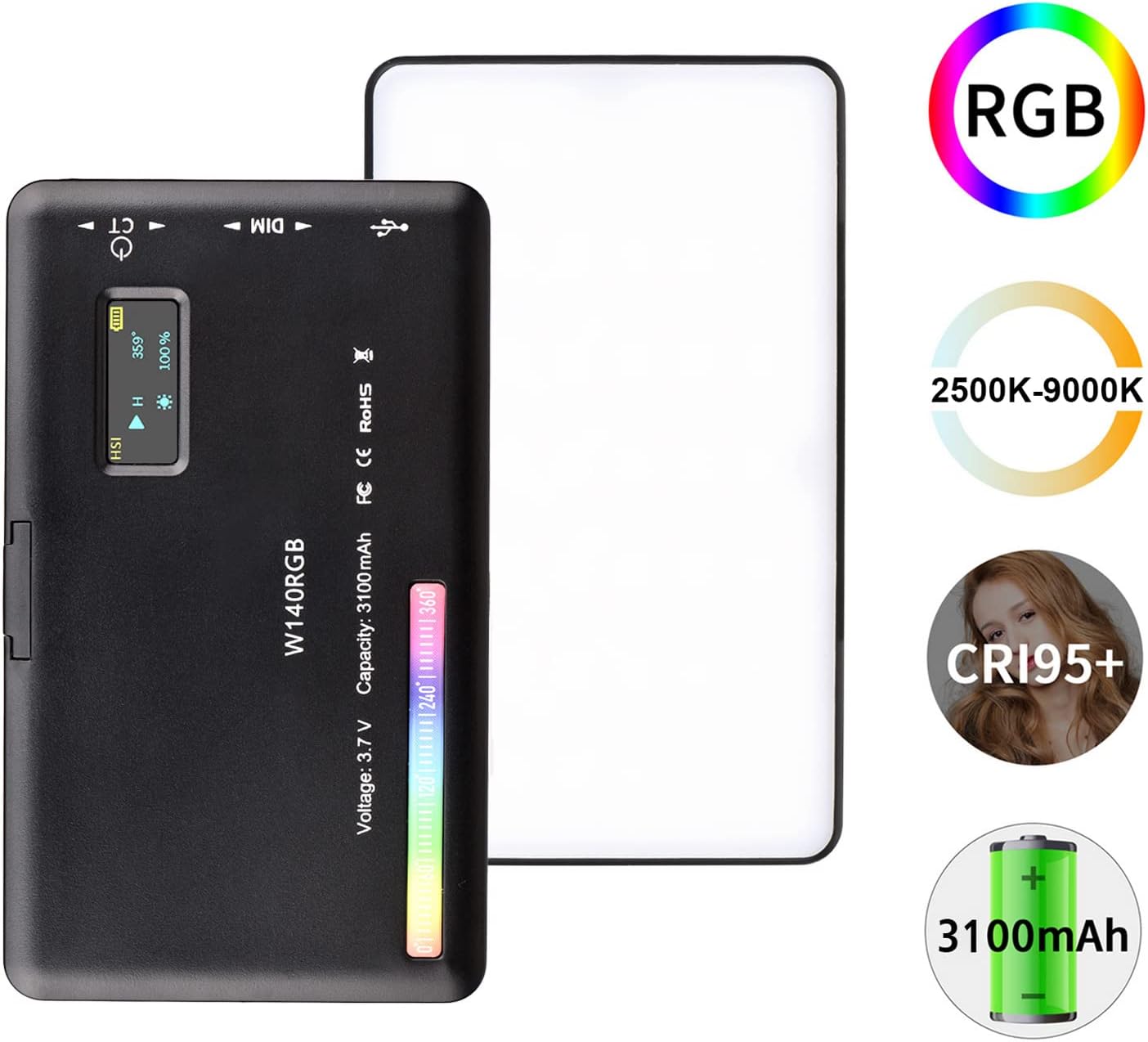 W140 RGB Video Light | Gulf e Shop