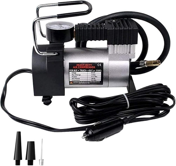 Heavy Duty Metal Electric Car Air Compressor Pump Portable Tyre Inflator Pump for Car