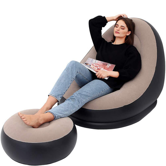 Inflatable Sofa Chair with Footrest | Gulf e Shop
