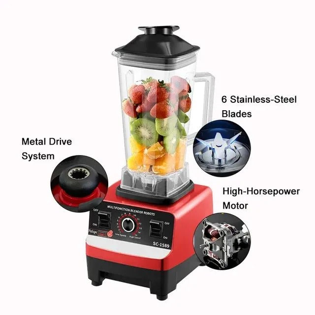 Powerful 2-in-1 Multi Functional Blender & Grinder Model SC-1589