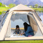 Instant Easy Setup Camping Tent - Waterproof Tent with Dual-Layer Design & Ventilation