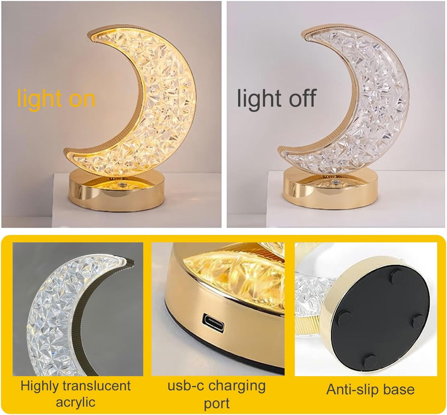 Crystal Table Lamp | Gulf e shop