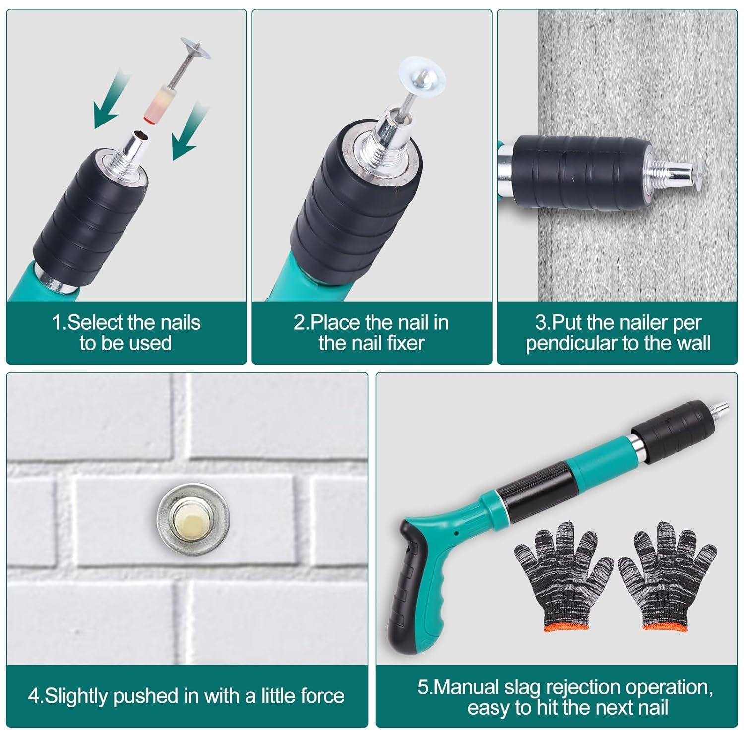 Portable Manual Steel Nail Gun | Gulf e Shop