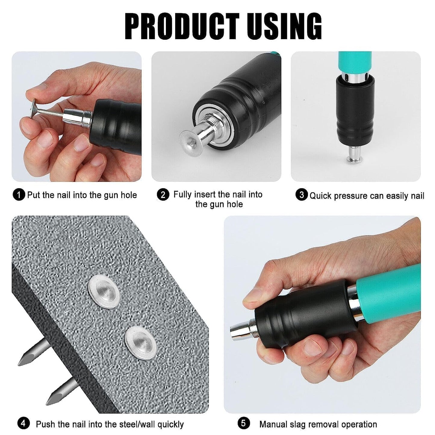 Portable Manual Steel Nail Gun | Gulf e Shop