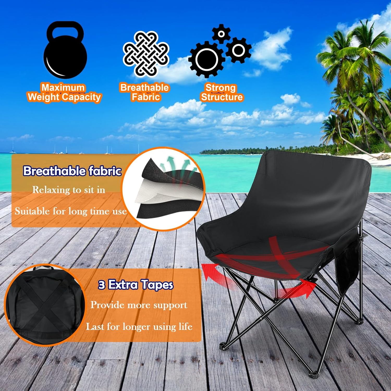 Portable Camping Chair | Gulf e Shop