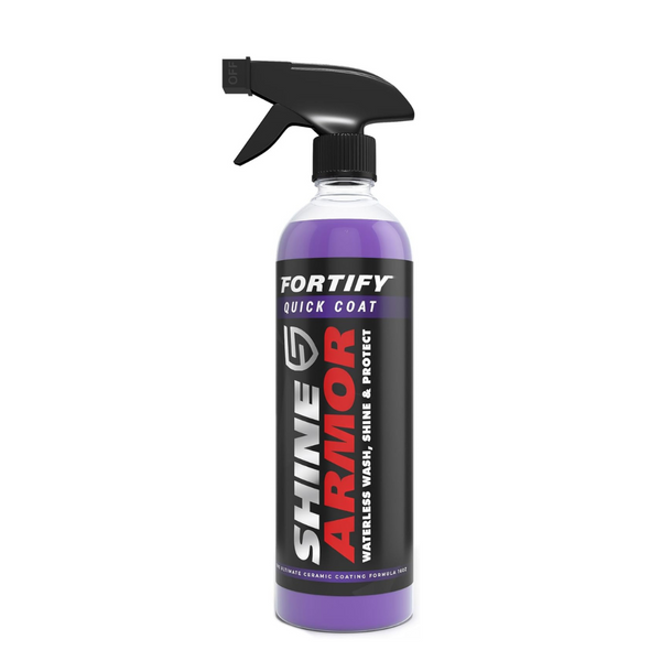 Car Wash Soap SHINE ARMOR Fortify Quick Coat & Ultra Concentrated, Ceramic Coating & Car Wax Polish Spray