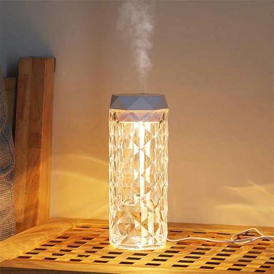 CRYSTAL Lamp HUMIDIFIER with 2  Premium Fragrances | Oudh, Sabaya