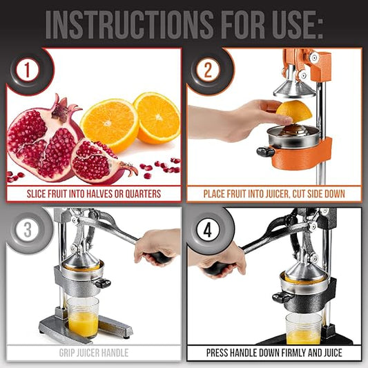 Cast-Iron Orange Juice Squeezer